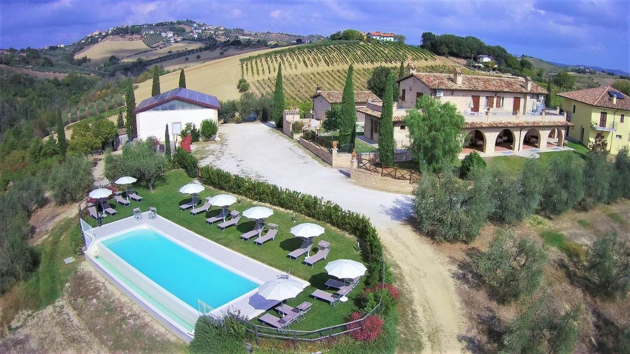 Agriturismo Alla Solagna Colli del Tronto Eksteriør billede