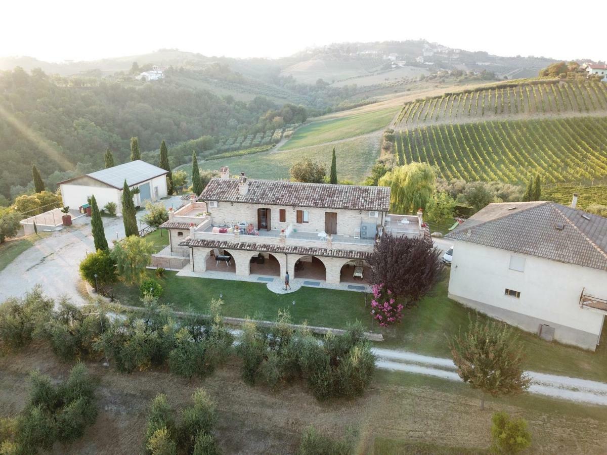 Agriturismo Alla Solagna Colli del Tronto Eksteriør billede