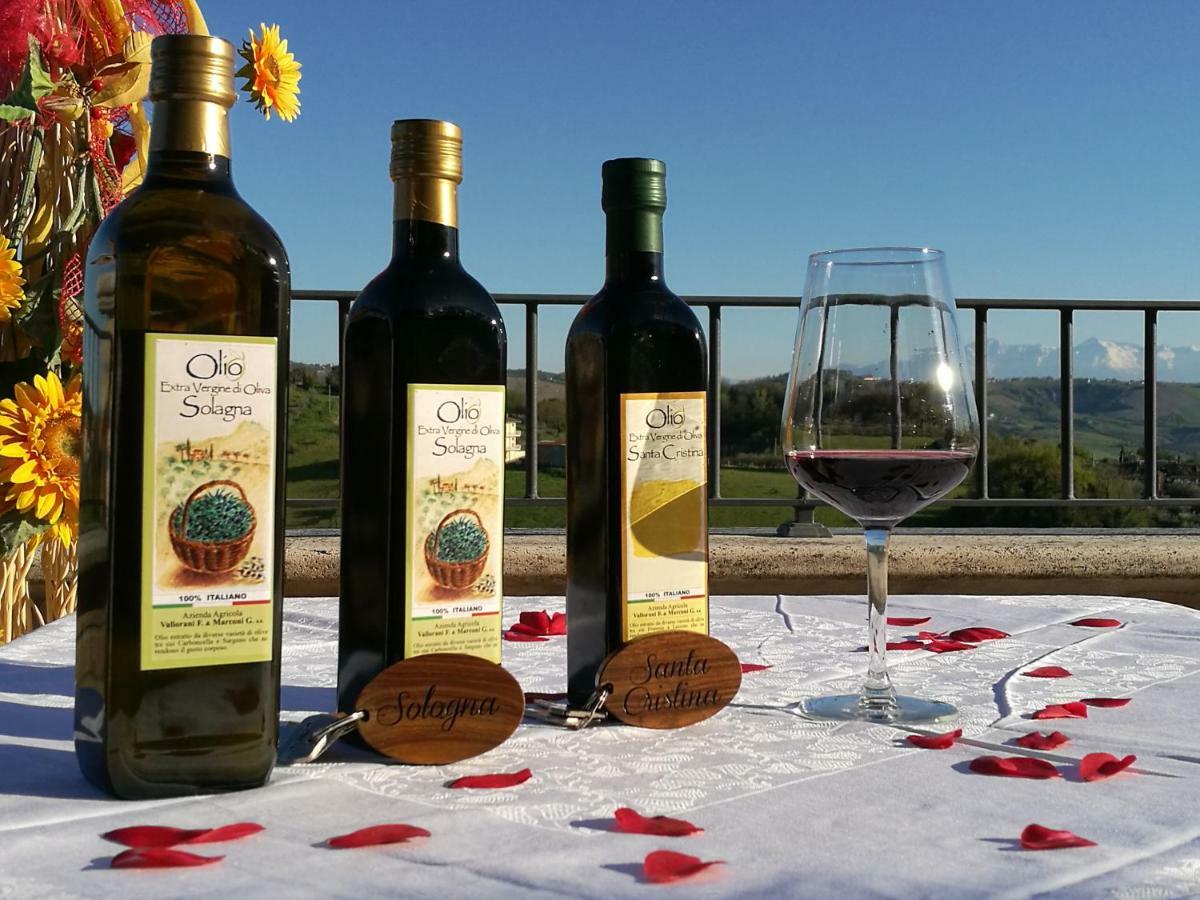 Agriturismo Alla Solagna Colli del Tronto Eksteriør billede