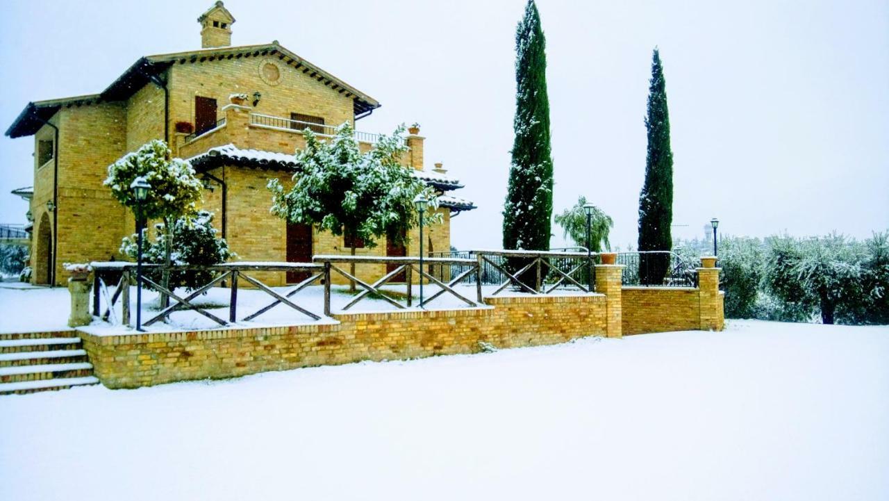 Agriturismo Alla Solagna Colli del Tronto Eksteriør billede