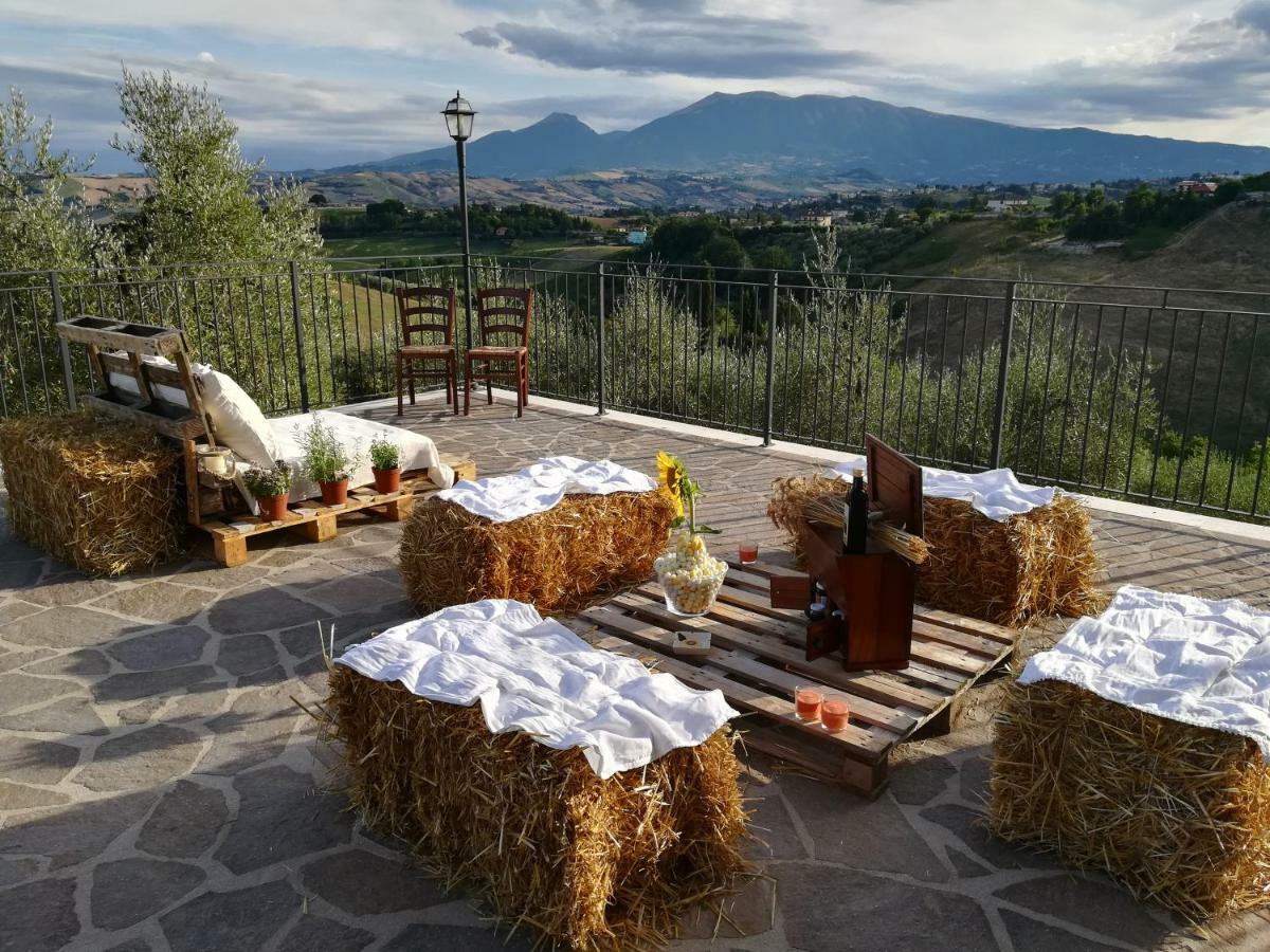 Agriturismo Alla Solagna Colli del Tronto Eksteriør billede