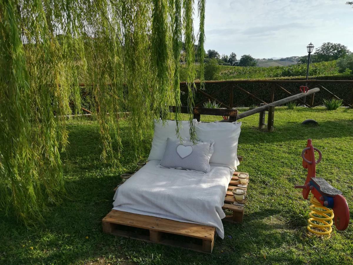 Agriturismo Alla Solagna Colli del Tronto Eksteriør billede
