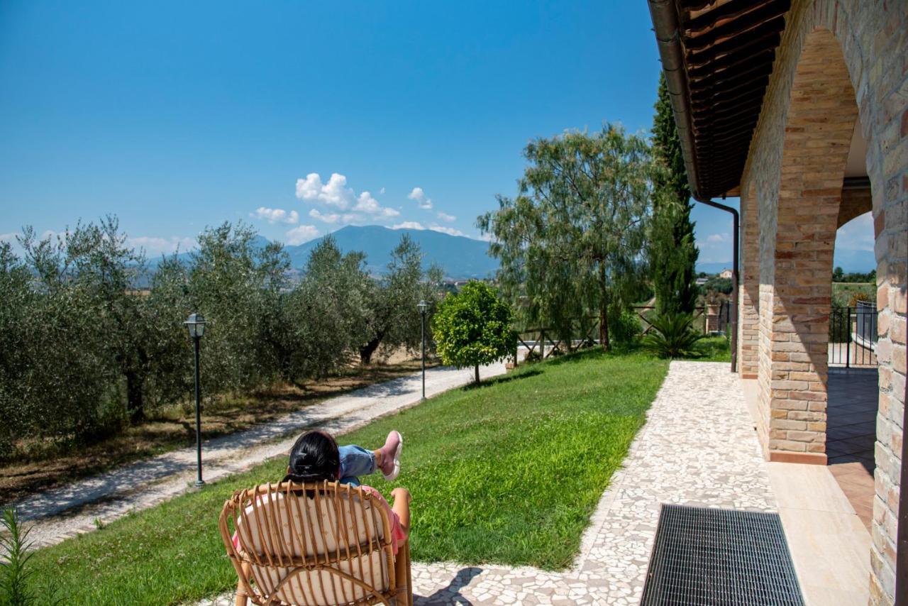 Agriturismo Alla Solagna Colli del Tronto Eksteriør billede