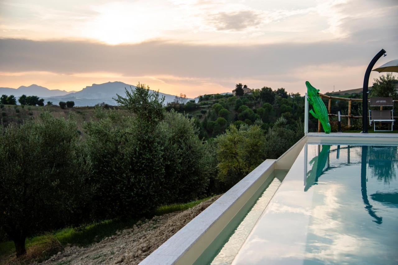 Agriturismo Alla Solagna Colli del Tronto Eksteriør billede