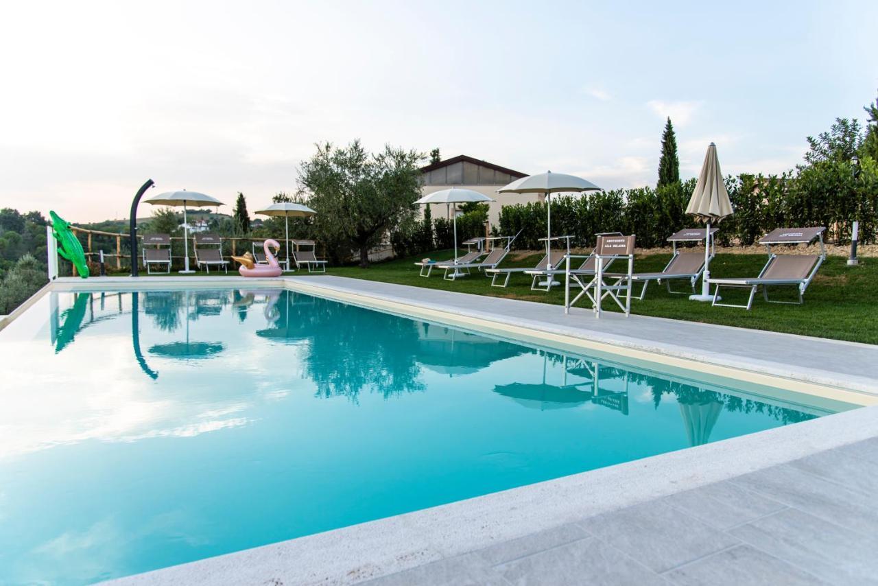 Agriturismo Alla Solagna Colli del Tronto Eksteriør billede
