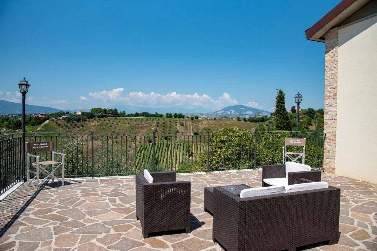Agriturismo Alla Solagna Colli del Tronto Eksteriør billede