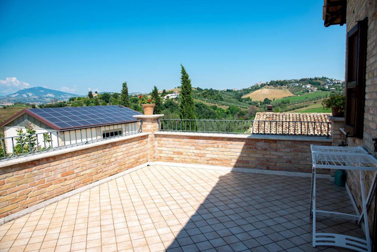 Agriturismo Alla Solagna Colli del Tronto Eksteriør billede